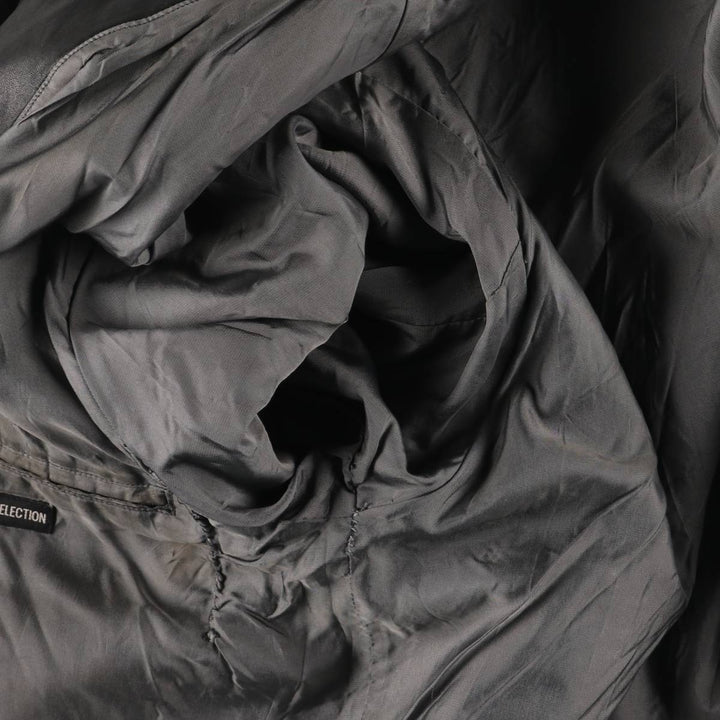 McNeaL Leather Blouson Men's XL genuine leather black type Vintage Second Hand