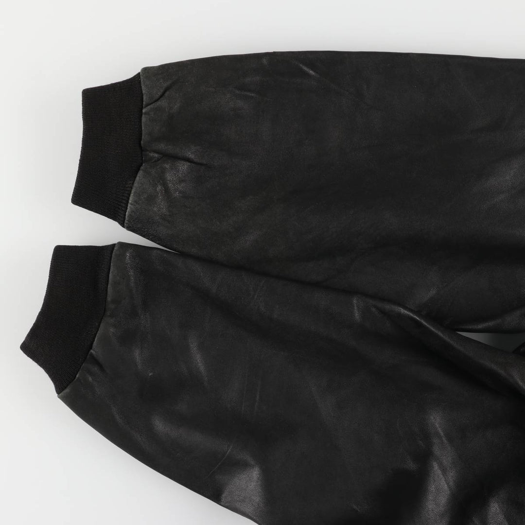 McNeaL Leather Blouson Men's XL genuine leather black type Vintage Second Hand
