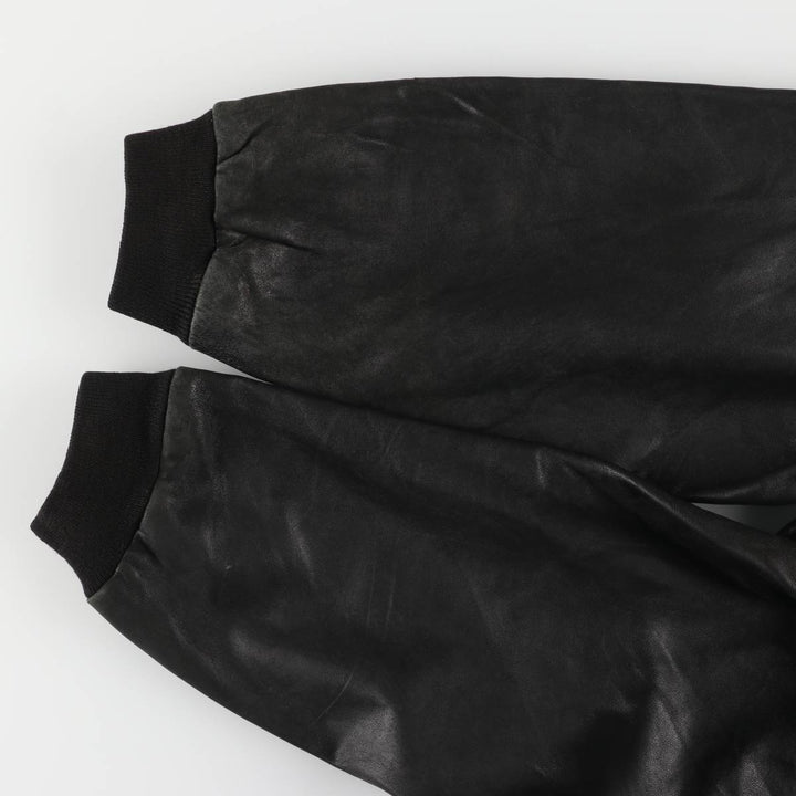 McNeaL Leather Blouson Men's XL genuine leather black type Vintage Second Hand