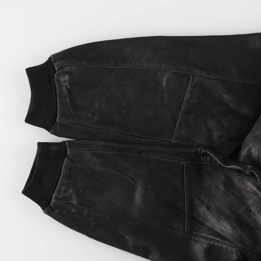 McNeaL Leather Blouson Men's XL genuine leather black type Vintage Second Hand
