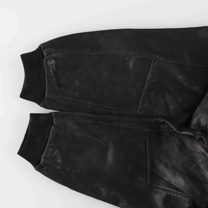 McNeaL Leather Blouson Men's XL genuine leather black type Vintage Second Hand