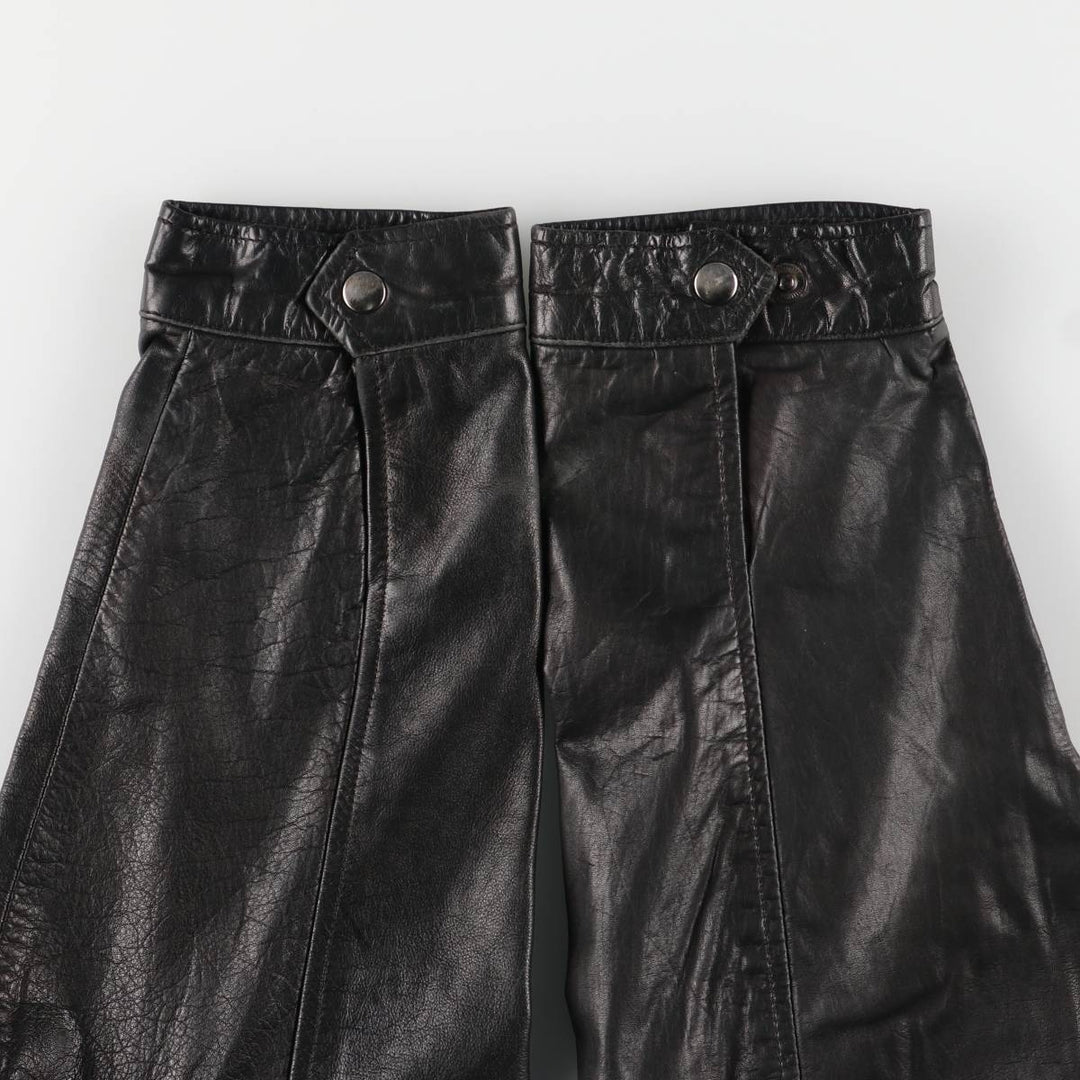 WARREN and PARKER Swing Top Leather Blouson, Men's Size L genuine leather black type Vintage Second Hand