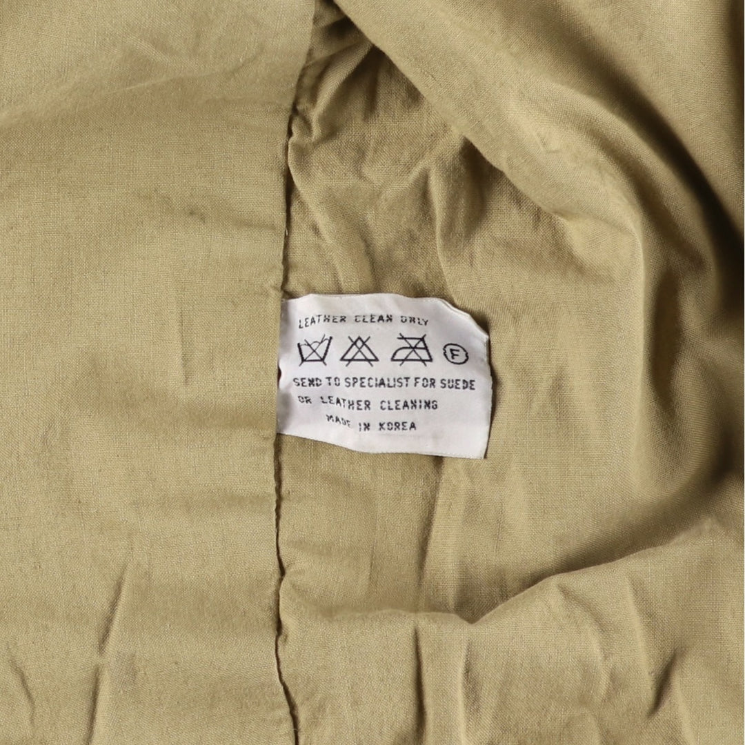 Levi's Authentic Padded Leather Blouson, Men's Size XL genuine leather black type Vintage Second Hand