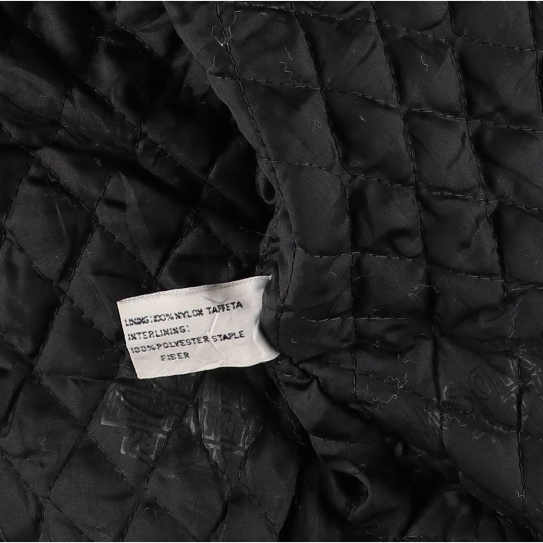 Harley-Davidson Padded Double Rider Jacket, Men's Size Small genuine leather black type Vintage Second Hand