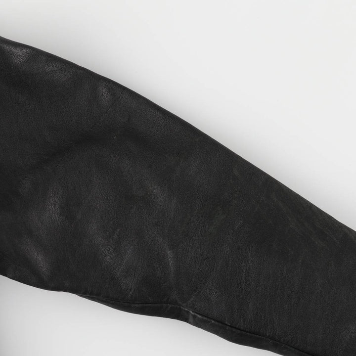 Harley-Davidson Padded Double Rider Jacket, Men's Size Small genuine leather black type Vintage Second Hand