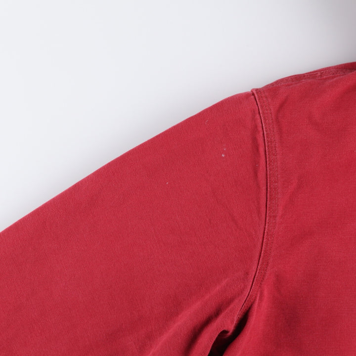Carhartt Active Jacket Duck Full Zip Hoodie Men's XXL unclear red type Vintage Second Hand