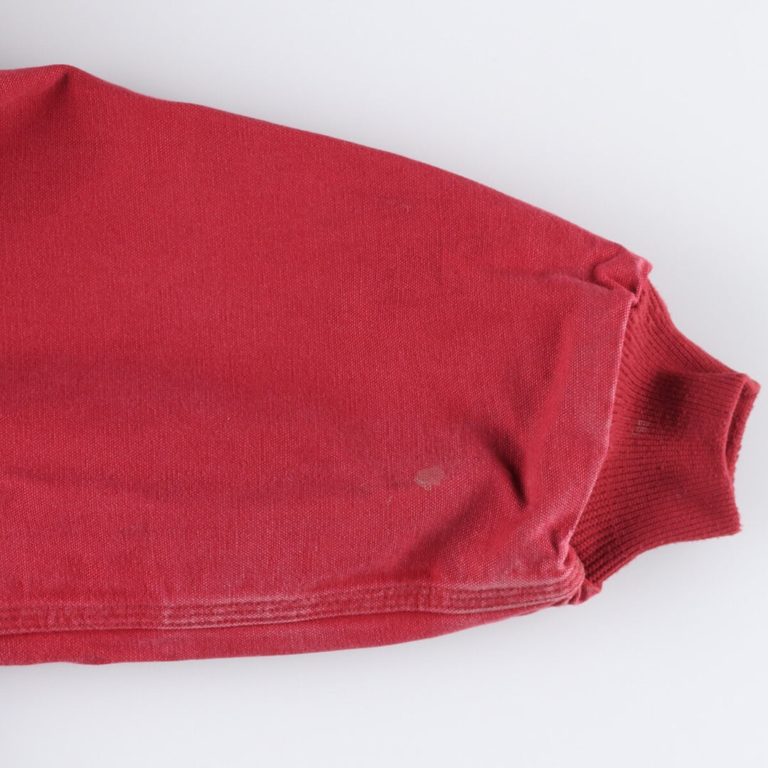 Carhartt Active Jacket Duck Full Zip Hoodie Men's XXL unclear red type Vintage Second Hand