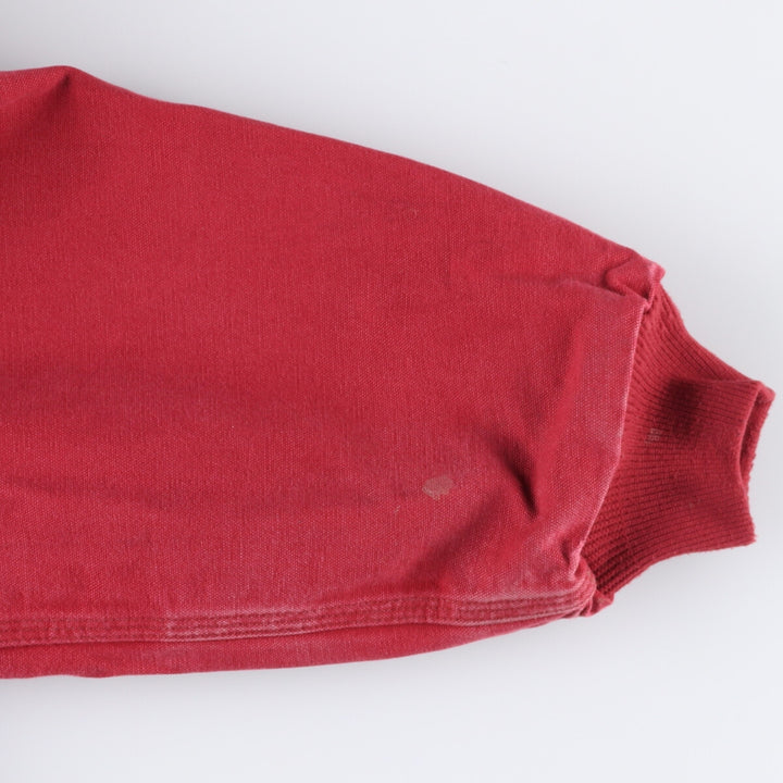 Carhartt Active Jacket Duck Full Zip Hoodie Men's XXL unclear red type Vintage Second Hand