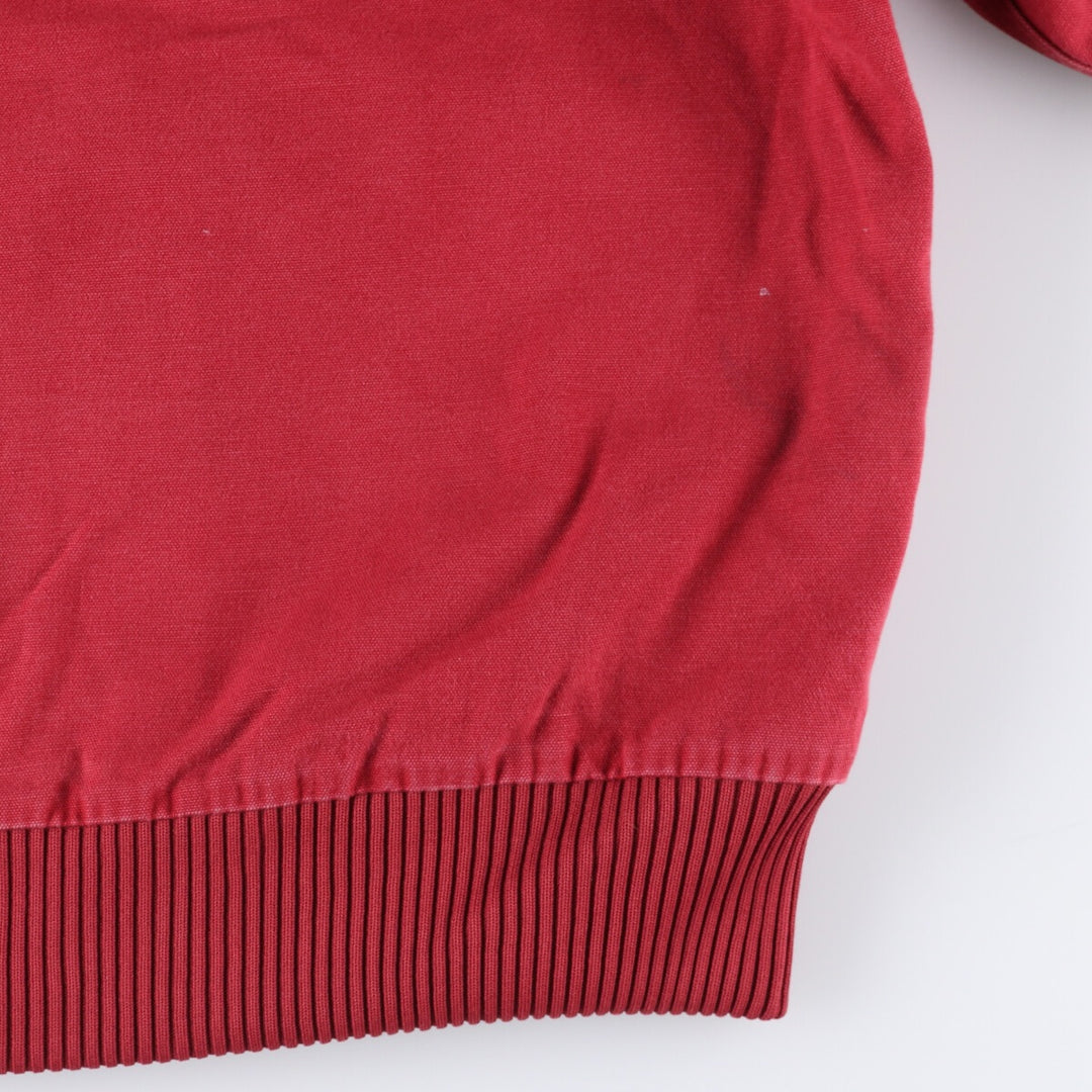 Carhartt Active Jacket Duck Full Zip Hoodie Men's XXL unclear red type Vintage Second Hand