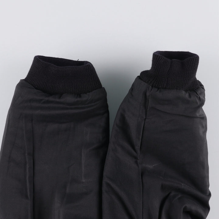 A-2 type leather flight jacket, men's size S unclear black type Vintage Second Hand