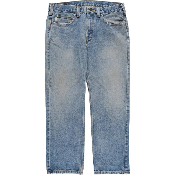 Carhartt Traditional FIT Straight Denim Pants, Men's, W34 equivalent cotton blue type Vintage Second Hand