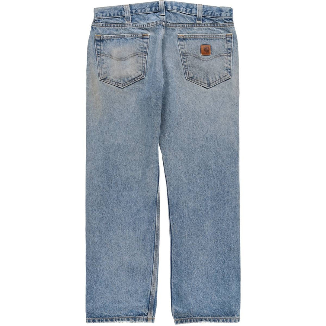 Carhartt Traditional FIT Straight Denim Pants, Men's, W34 equivalent cotton blue type Vintage Second Hand