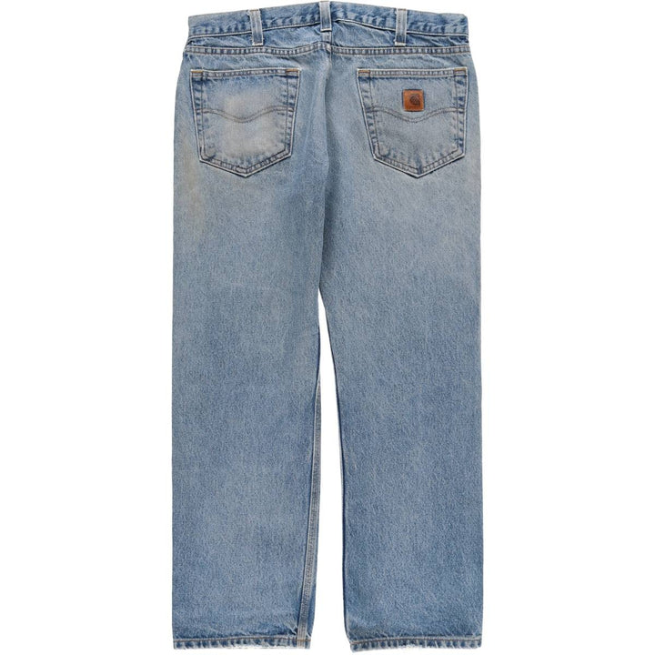 Carhartt Traditional FIT Straight Denim Pants, Men's, W34 equivalent cotton blue type Vintage Second Hand