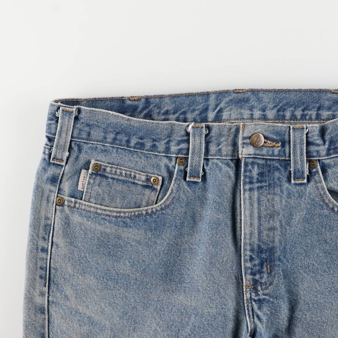 Carhartt Traditional FIT Straight Denim Pants, Men's, W34 equivalent cotton blue type Vintage Second Hand