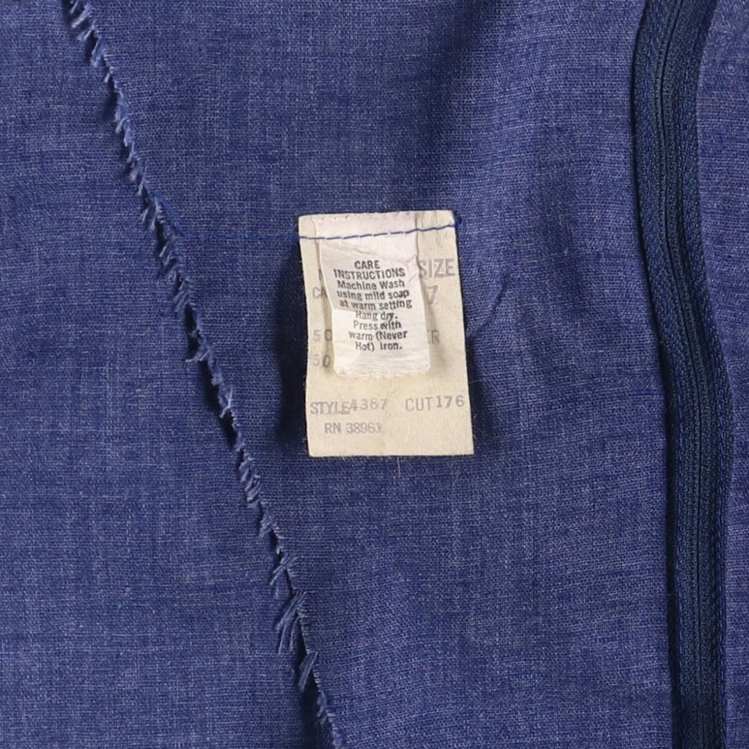 Vintage cutwork embroidered candy sleeve maxi dress, A-line length, made in the USA, size M. polyester blue type Vintage Second Hand