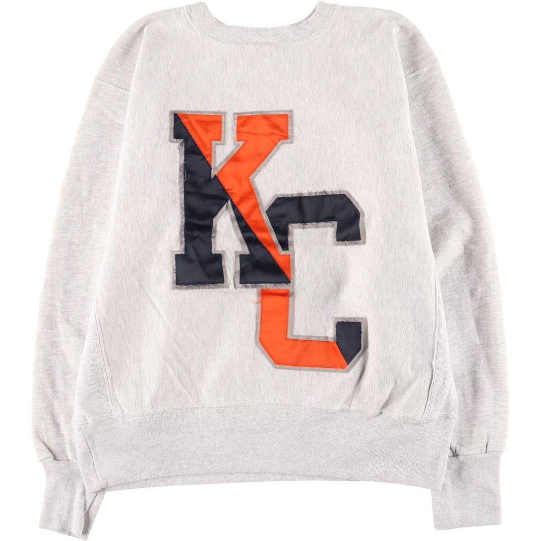 Vintage 90'S NU SPORT college sweatshirt, made in the USA, size L, men's cotton gray type Vintage Second Hand