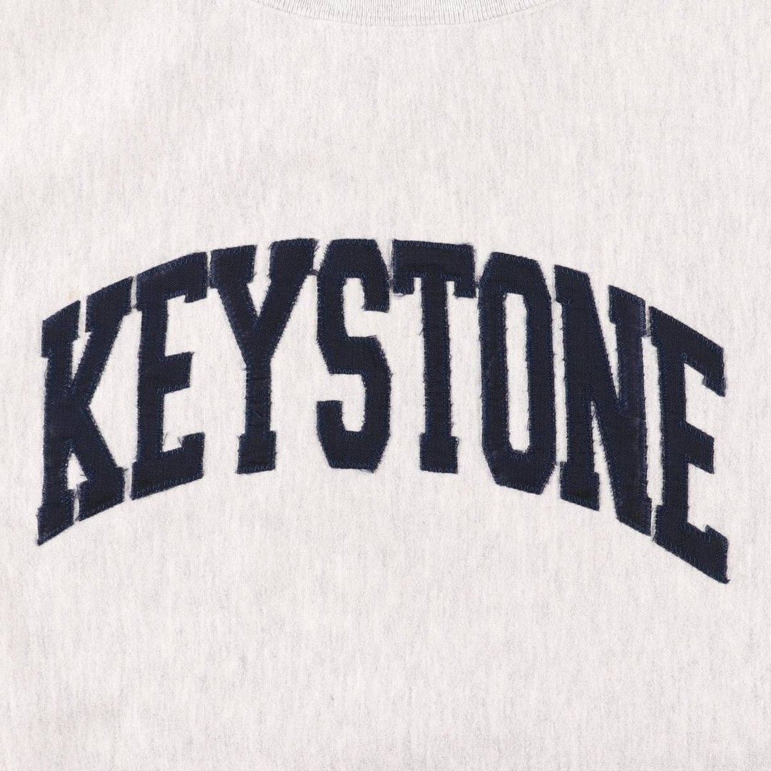 Vintage 90'S NU SPORT college sweatshirt, made in the USA, size L, men's cotton gray type Vintage Second Hand