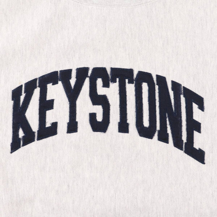 Vintage 90'S NU SPORT college sweatshirt, made in the USA, size L, men's cotton gray type Vintage Second Hand