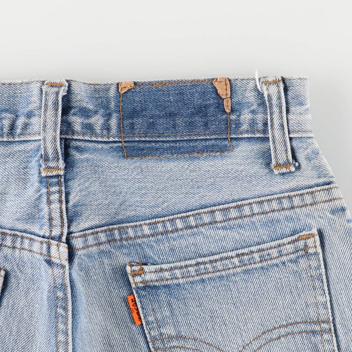 1980'S Levi's bootcut denim pants, women's size M (equivalent to W26), vintage. unclear blue type Vintage Second Hand