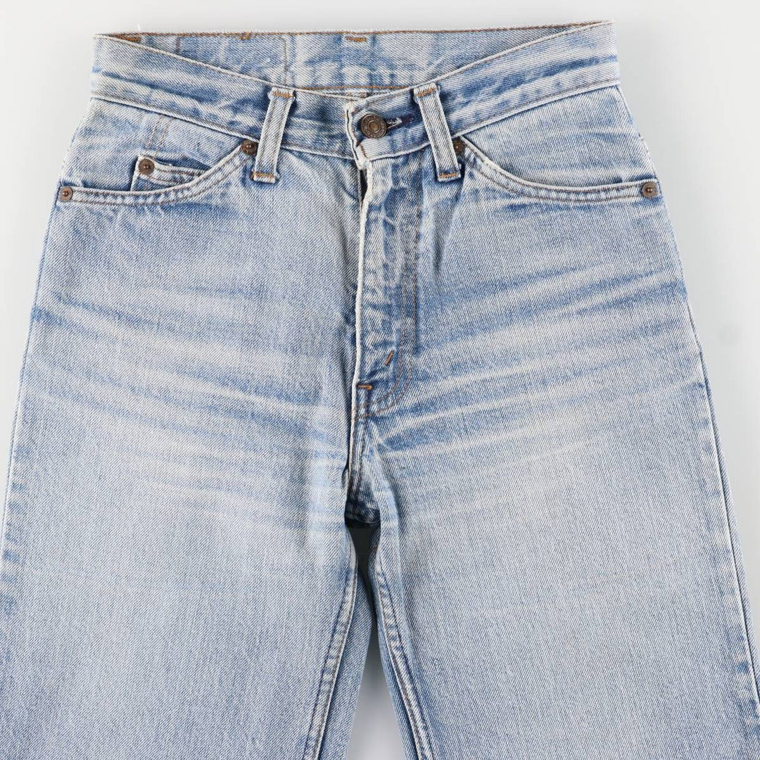 1980'S Levi's bootcut denim pants, women's size M (equivalent to W26), vintage. unclear blue type Vintage Second Hand