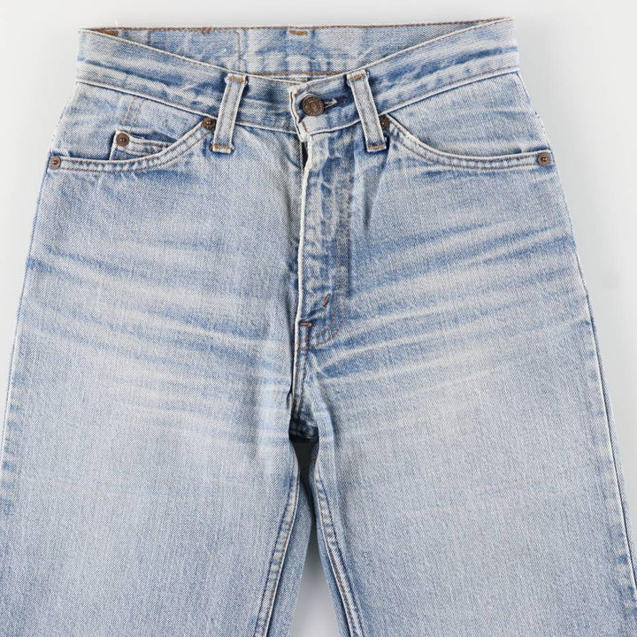 1980'S Levi's bootcut denim pants, women's size M (equivalent to W26), vintage. unclear blue type Vintage Second Hand