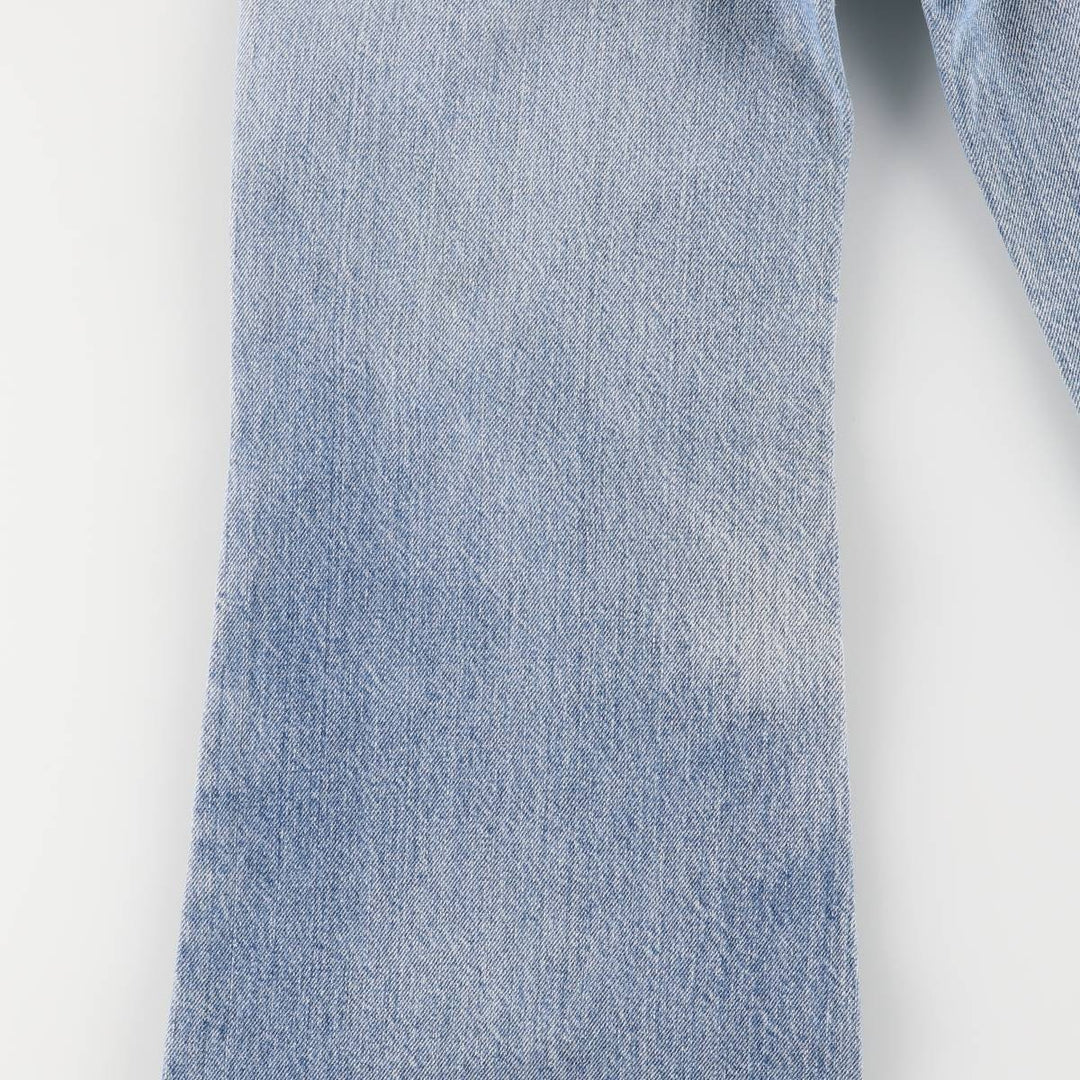 1980'S Levi's bootcut denim pants, women's size M (equivalent to W26), vintage. unclear blue type Vintage Second Hand