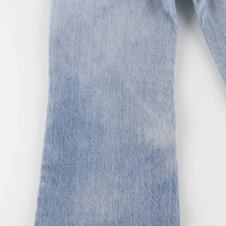 1980'S Levi's bootcut denim pants, women's size M (equivalent to W26), vintage. unclear blue type Vintage Second Hand