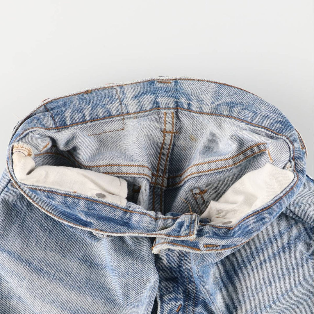 1980'S Levi's bootcut denim pants, women's size M (equivalent to W26), vintage. unclear blue type Vintage Second Hand