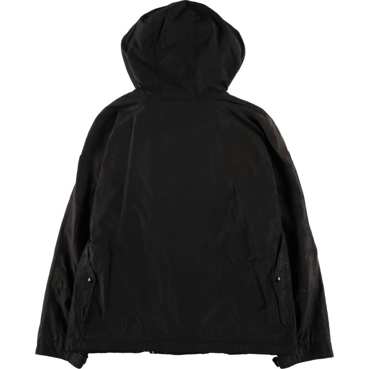 Ralph Lauren POLO by Ralph Lauren hooded waxed cotton oiled jacket, men's size XXL cotton black type Vintage Second Hand