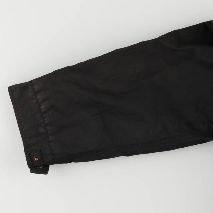 Ralph Lauren POLO by Ralph Lauren hooded waxed cotton oiled jacket, men's size XXL cotton black type Vintage Second Hand