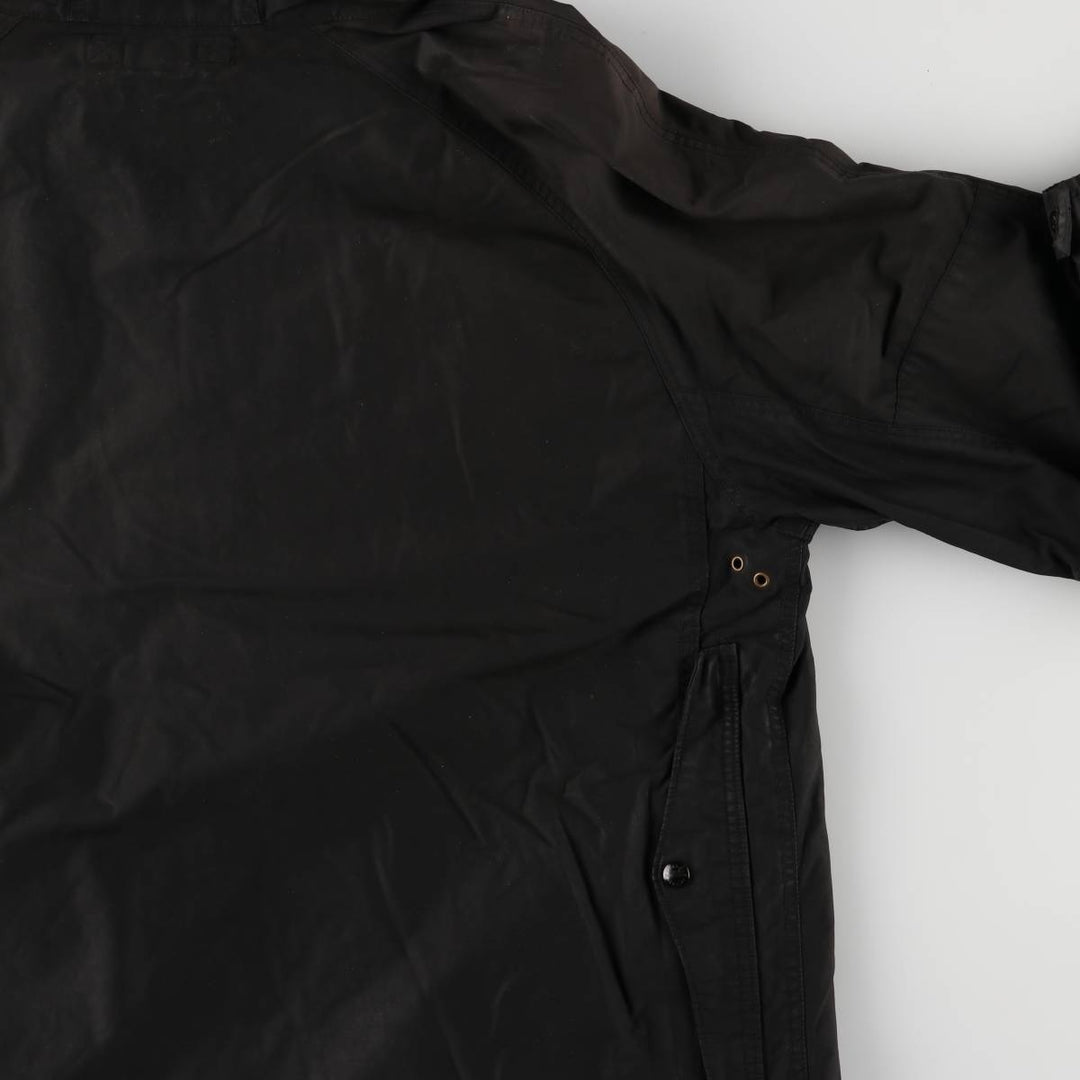 Ralph Lauren POLO by Ralph Lauren hooded waxed cotton oiled jacket, men's size XXL cotton black type Vintage Second Hand