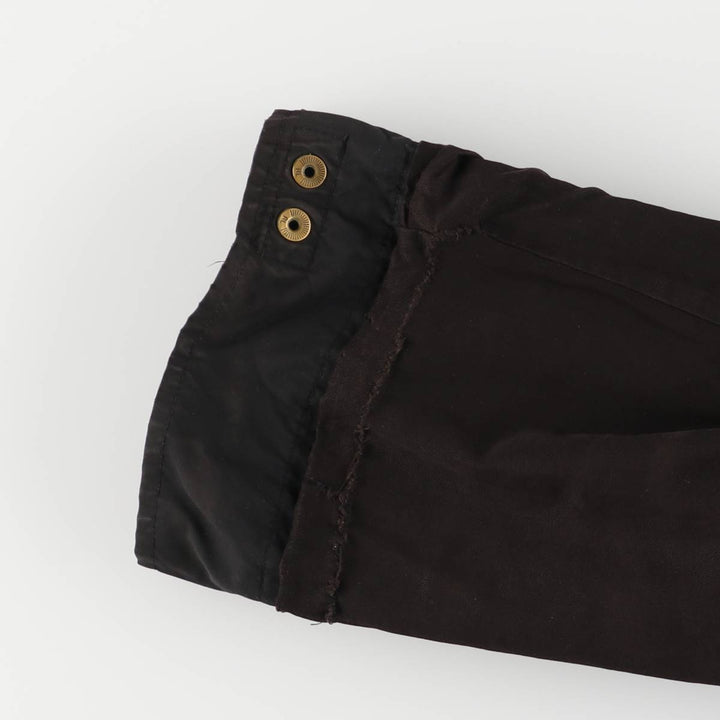 Ralph Lauren POLO by Ralph Lauren hooded waxed cotton oiled jacket, men's size XXL cotton black type Vintage Second Hand