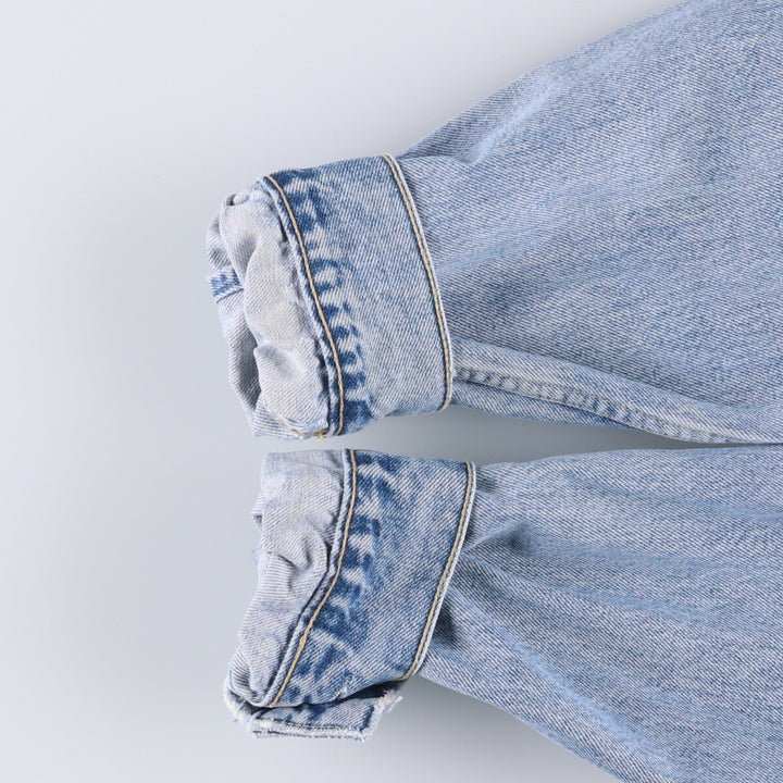 90'S Levi's 70503 02 Euro Model Denim Jacket, Made in Italy, Men's Size XL, Vintage cotton blue type Vintage Second Hand