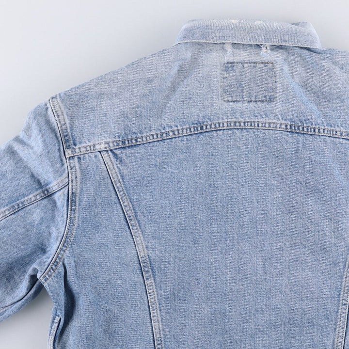 90'S Levi's 70503 02 Euro Model Denim Jacket, Made in Italy, Men's Size XL, Vintage cotton blue type Vintage Second Hand
