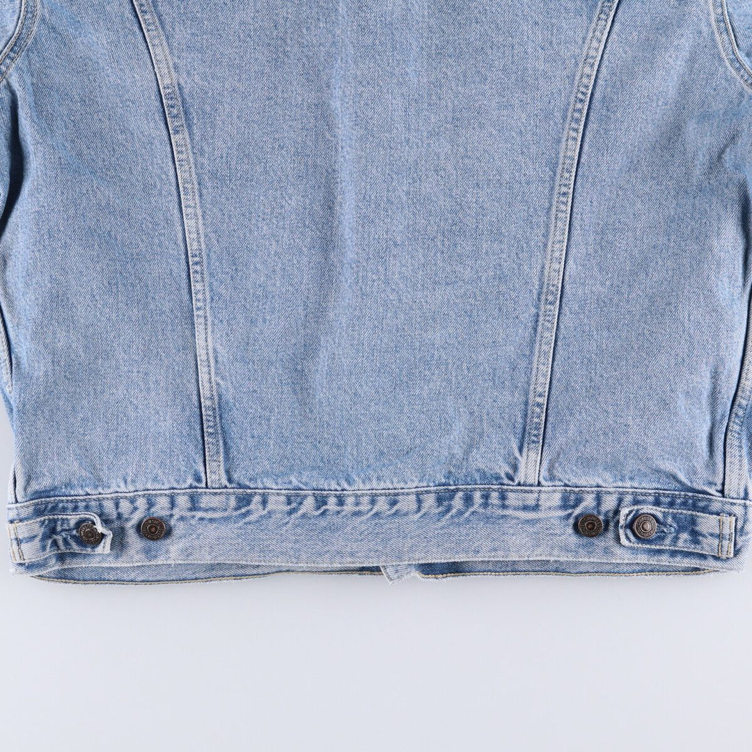 90'S Levi's 70503 02 Euro Model Denim Jacket, Made in Italy, Men's Size XL, Vintage cotton blue type Vintage Second Hand