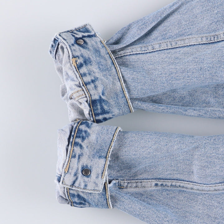 90'S Levi's 70503 02 Euro Model Denim Jacket, Made in Italy, Men's Size XL, Vintage cotton blue type Vintage Second Hand