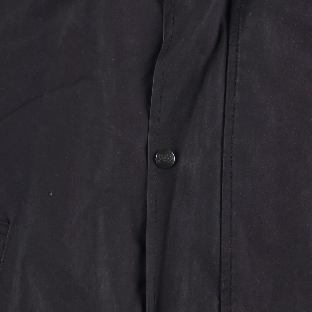 Burberry's Oiled Hunting Jacket, Made in England, Men's Size L Waxed cotton black type Vintage Second Hand