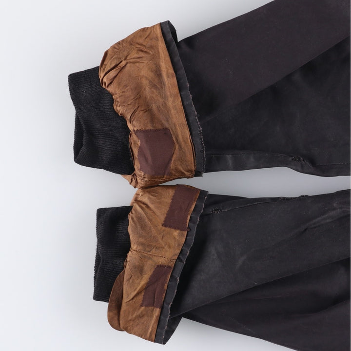 Burberry's Oiled Hunting Jacket, Made in England, Men's Size L Waxed cotton black type Vintage Second Hand