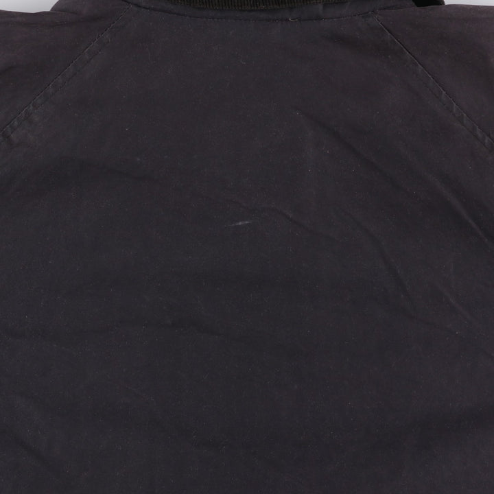 Burberry's Oiled Hunting Jacket, Made in England, Men's Size L Waxed cotton black type Vintage Second Hand