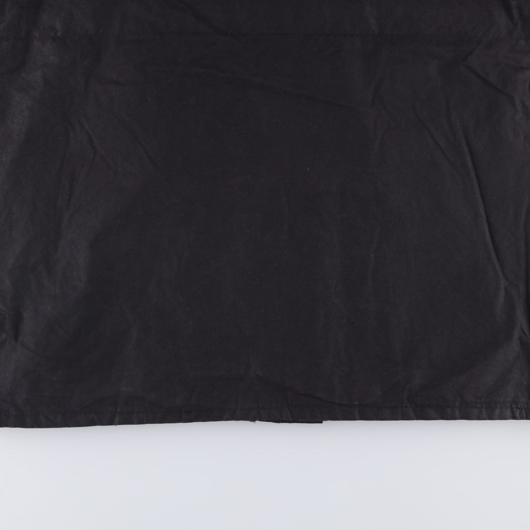Burberry's Oiled Hunting Jacket, Made in England, Men's Size L Waxed cotton black type Vintage Second Hand