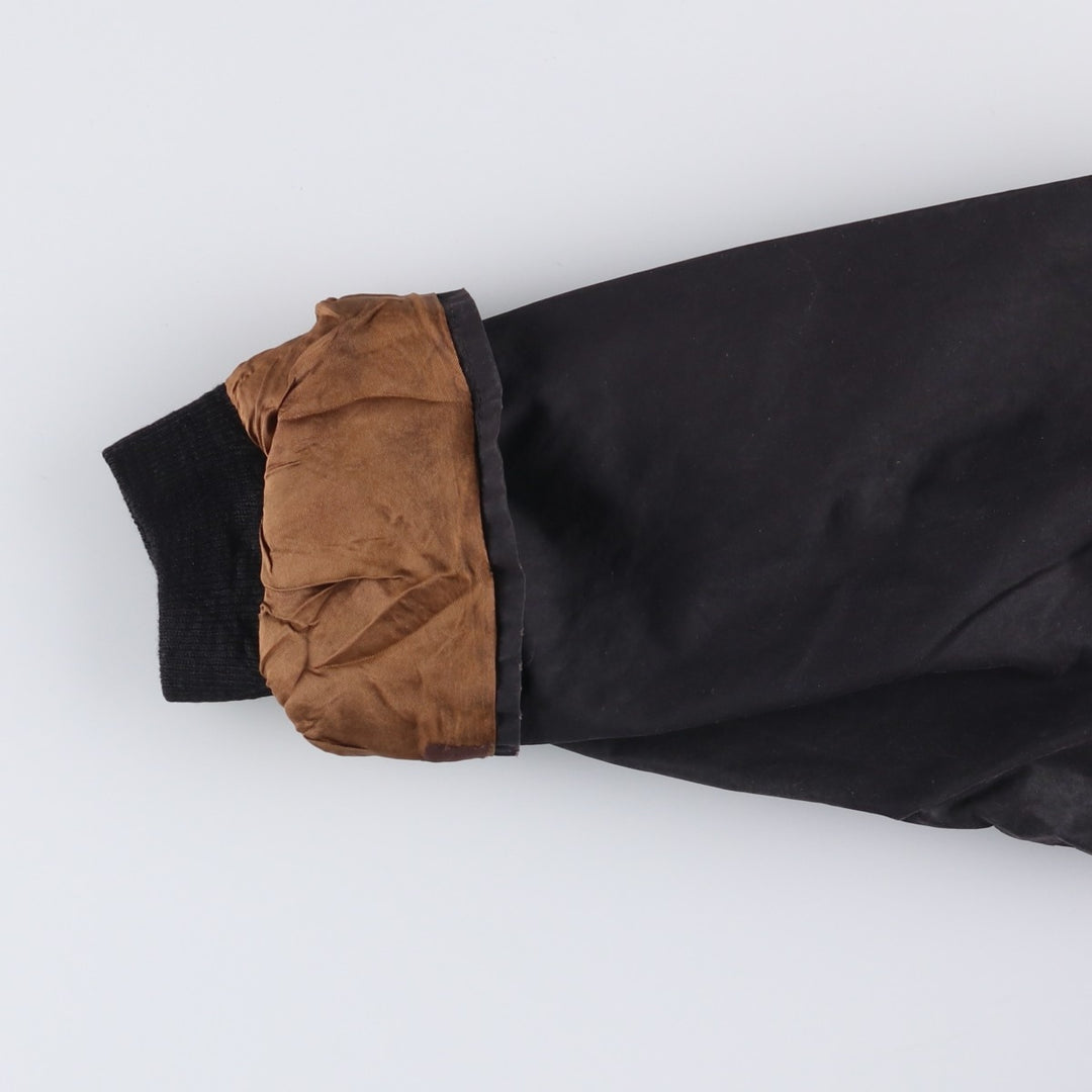 Burberry's Oiled Hunting Jacket, Made in England, Men's Size L Waxed cotton black type Vintage Second Hand