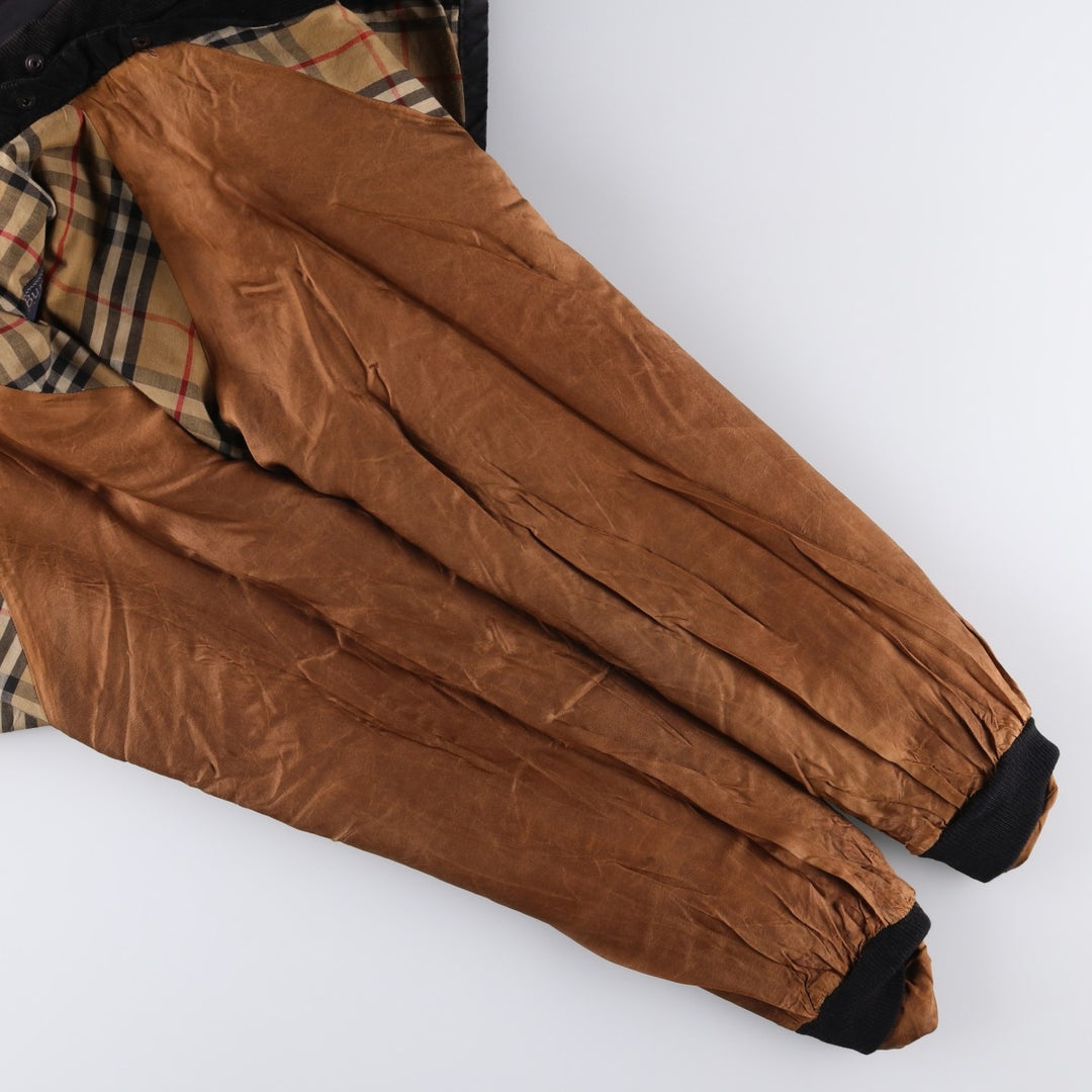 Burberry's Oiled Hunting Jacket, Made in England, Men's Size L Waxed cotton black type Vintage Second Hand