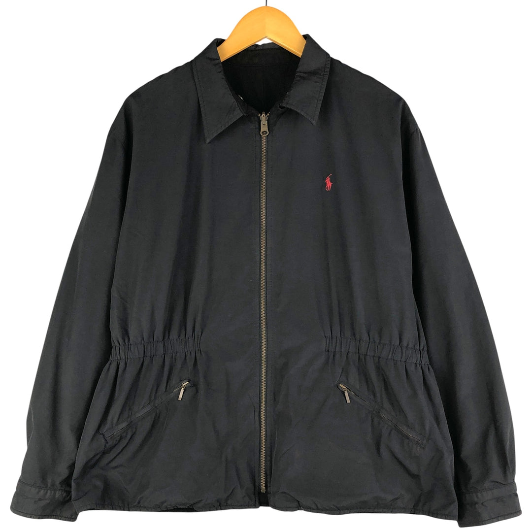 Ralph Lauren reversible swing top sports jacket, women's size XXL cotton black type Vintage Second Hand