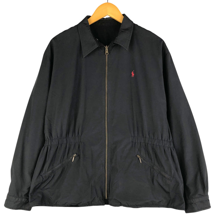 Ralph Lauren reversible swing top sports jacket, women's size XXL cotton black type Vintage Second Hand