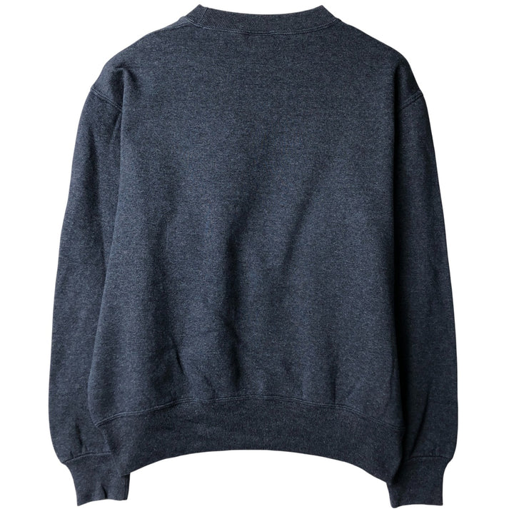 90'S Russell plain blank sweatshirt, sweatshirt, made in USA, men's size M, vintage cotton Charcoal Vintage Second Hand