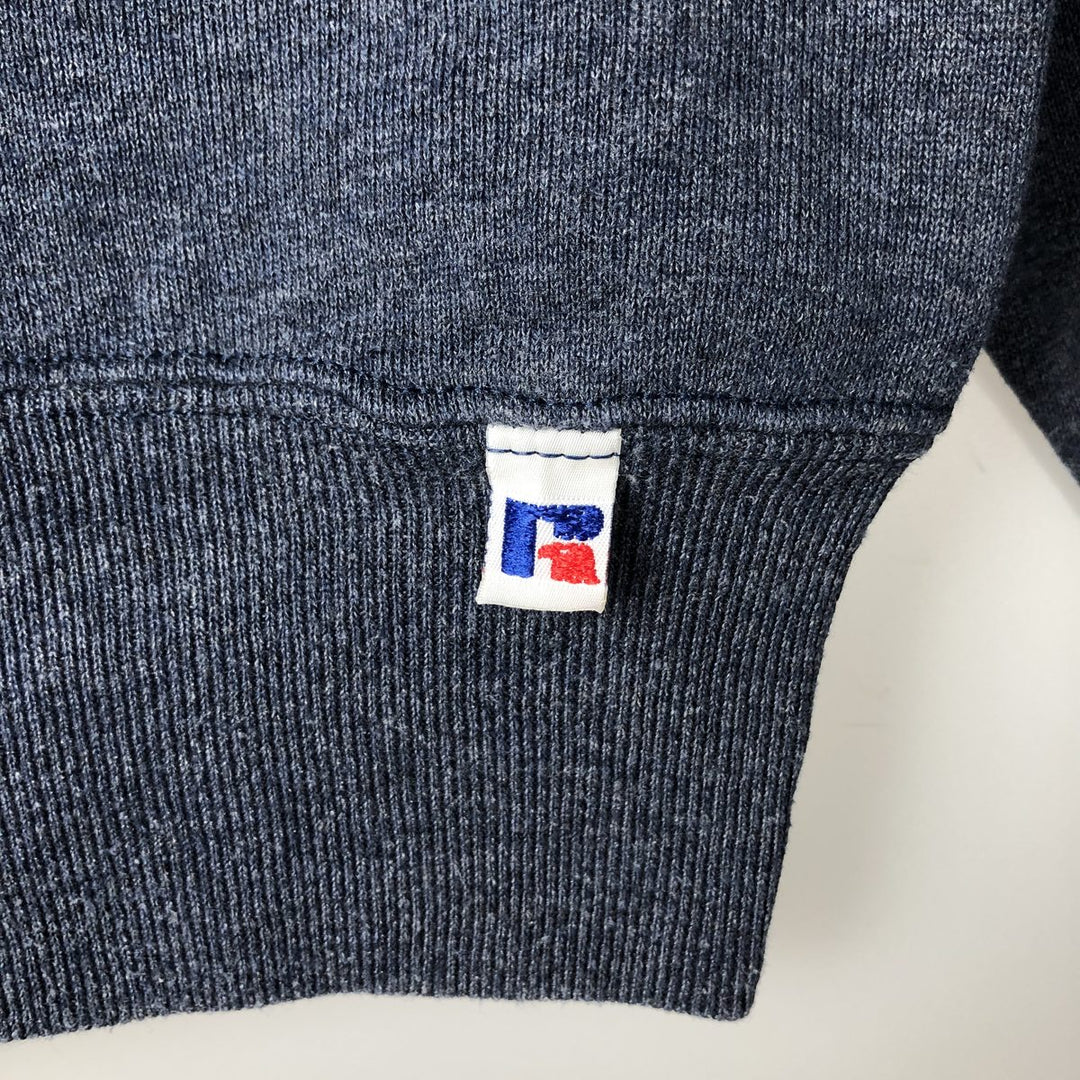 90'S Russell plain blank sweatshirt, sweatshirt, made in USA, men's size M, vintage cotton Charcoal Vintage Second Hand