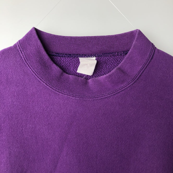 Plain blank sweatshirt, men's size XL unclear purple type Vintage Second Hand