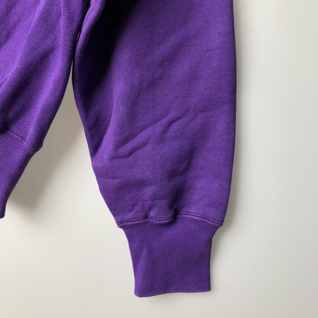 Vintage 90'S Cotton Exchange plain blank sweatshirt, made in the USA, men's size L cotton purple type Vintage Second Hand