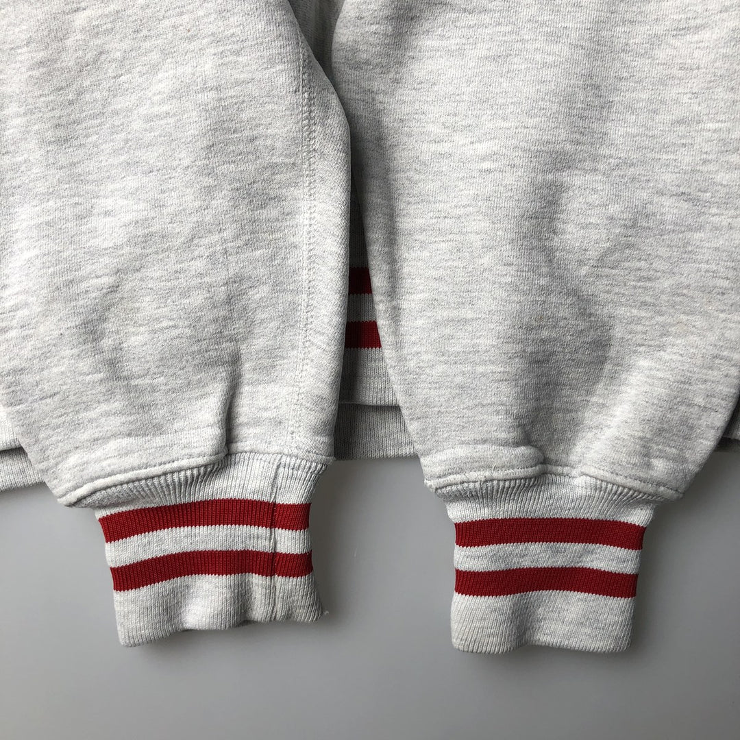 BLEACHERS plain blank sweatshirt, men's size L, vintage cotton gray type Vintage Second Hand