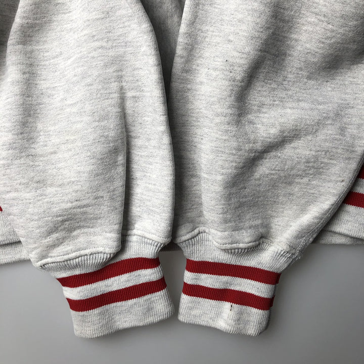 BLEACHERS plain blank sweatshirt, men's size L, vintage cotton gray type Vintage Second Hand